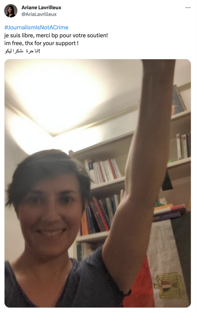 Ariane Lavrilleux annonce être libre sur Twitter X