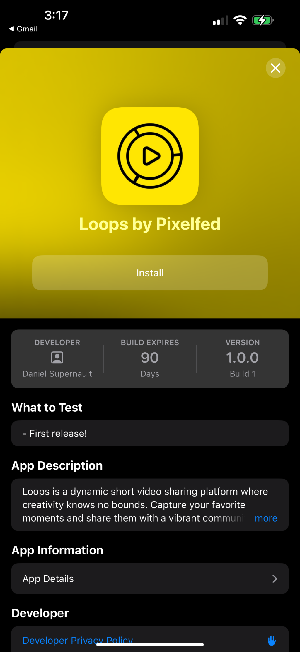 Loops by Pixelfed TestFlight