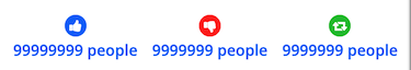 Absurd number of responses phone view Absurd number of responses phone view