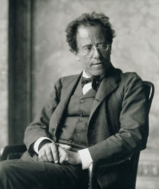 Foto von Gustav Mahler, 1907, Wikipedia