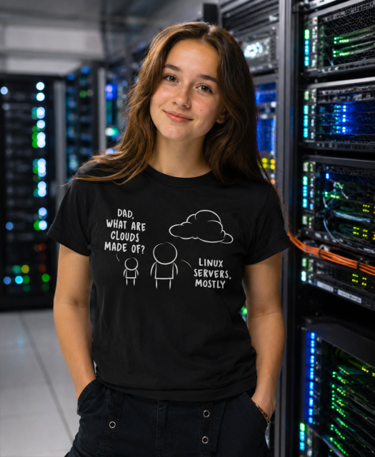 Meme: Most clouds are made of Linux servers.