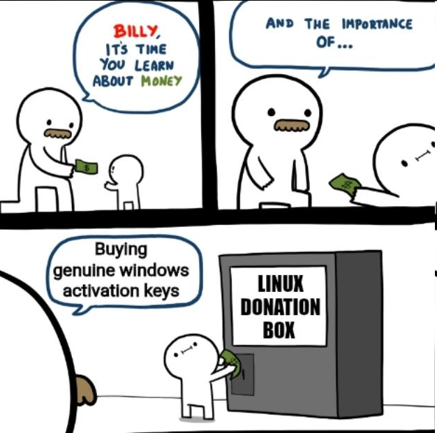 meme comic about money