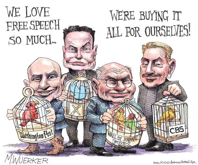The illusion of free speech.