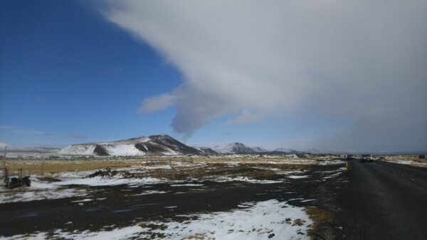 Same cloud, but closer, and from under the downwind long-tail cloud.