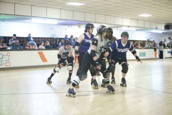 Pictures from a roller derby game