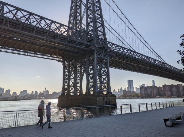 Brooklyn Bridge from below