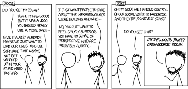 xkcd comic "Infrastructures"