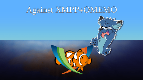 Against XMPP+OMEMO