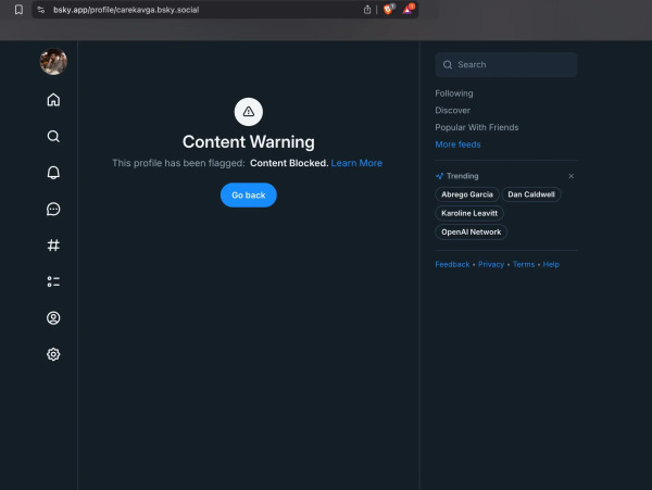 Content Warning. This profile has been flagged. Content Blocked