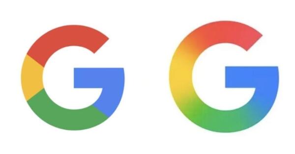 Image of the Google logo updated. Now with a blurry gradient. 