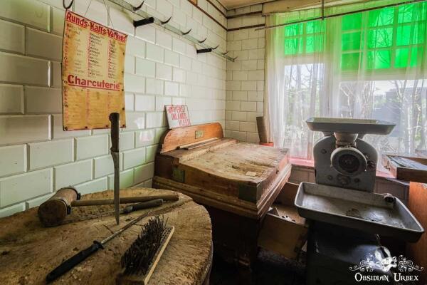 abandoned butchers shop
