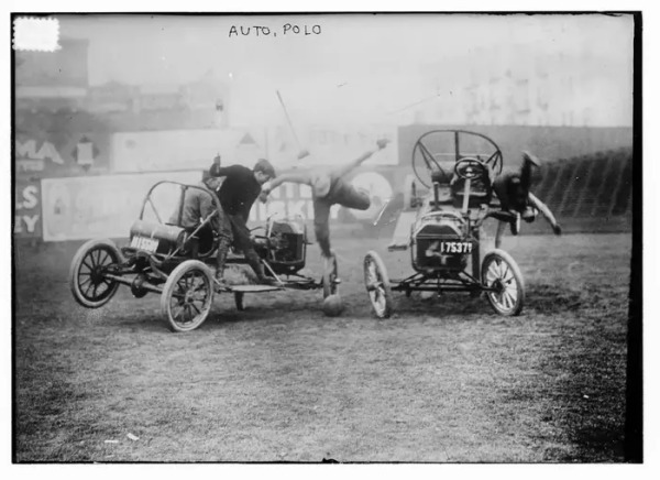 Photograph of Auto Polo circa 1912