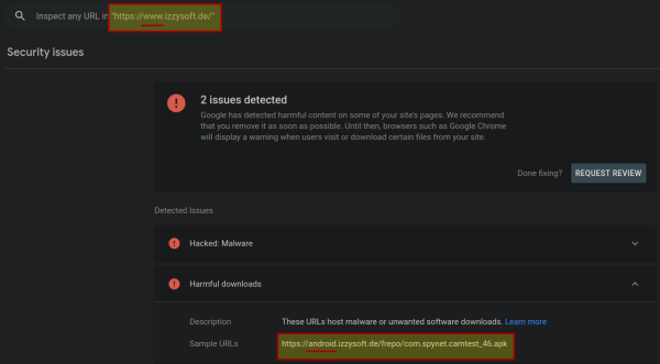 Google SafeBrowsing flagging one website for a file on a different website (the two just share the second-leve domain), for a file their own malware engine declares clean.